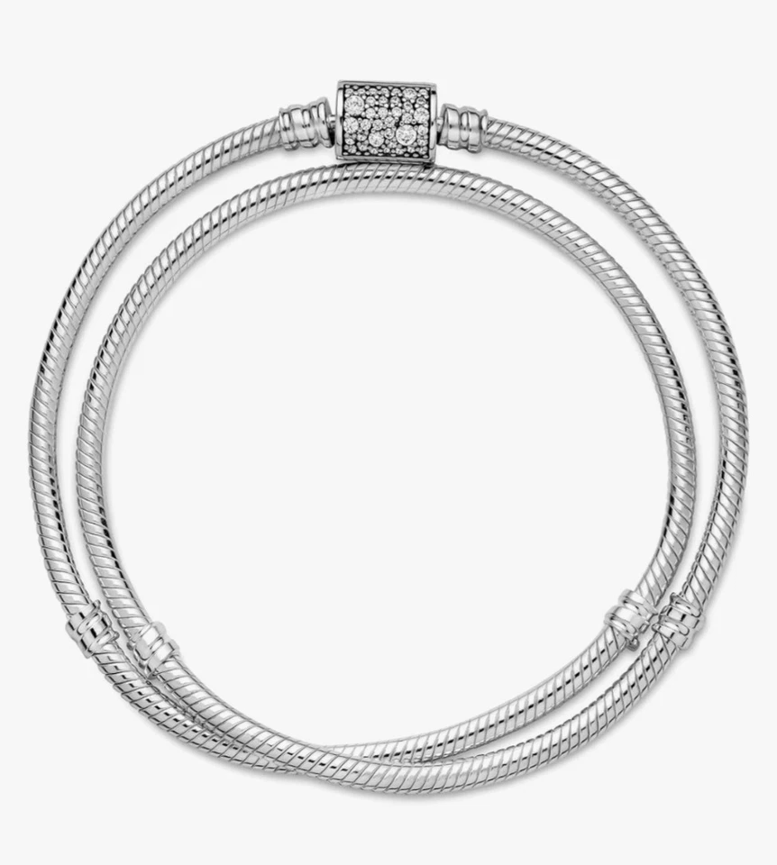 PANDORA 20 cm Armband Moments "Doppelreihig" ( 599544C01-D) - Bild 4 von 4