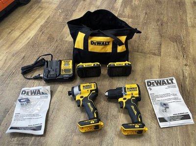 #ad #ad Dewalt ATOMIC 20 Volt MAX Cordless Combo Kit PPSKN355373 $184.61