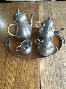 Vintage Royal Holland 5 Piece Coffee and Tea Set