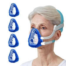 NATAKU 4 Pack Mask Liners Compatible with Large 1 Count (Pack of 4), Blue 