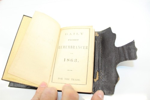 Antique 1863 Union Soldiers Diary Journal Entries 8th Michigan Infantry ...