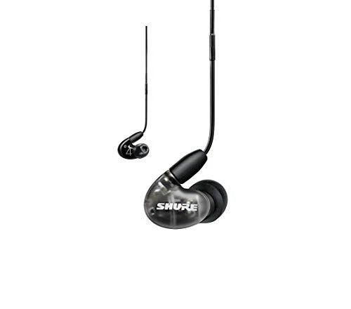 SHURE AONIC 4 High Sound Isolating Earphones SE42HYBK + UNI-A Black
