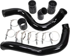 Black Intercooler Pipe & Boot Kit for 2003-2007 Ford 6.0L Powerstroke Diesel 
