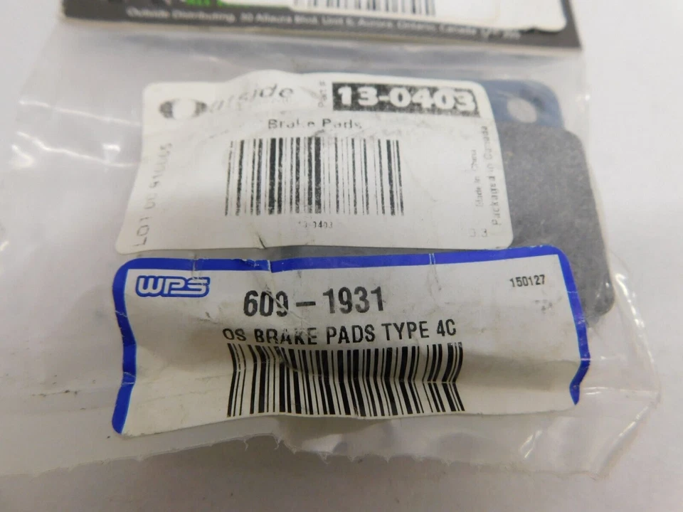 S128T1 13-0403 Outside Distributing Brake Pads - Image 2 of 2