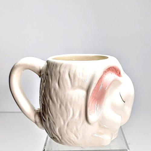 Williams Sonoma Somebunny Loves You Ceramic Mug White Rabbit 16oz - Picture 5 of 9