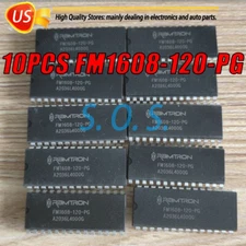 10x Chip For Ramtron FM1608-120-P FM1608-120-PG FM1608 64Kbit FRAM NVRAM DIP28