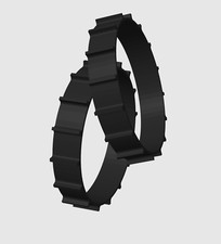 Set di 2 ruote motrici adatte per Husqvarna Automower pezzo di ricambio 105, 305, 308