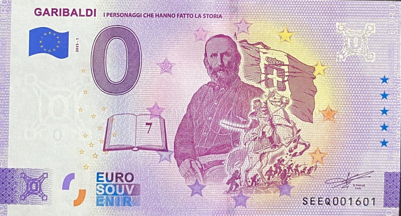 Ticket Garibaldi HISTORY of Italy 2023 Number 1601 eBay