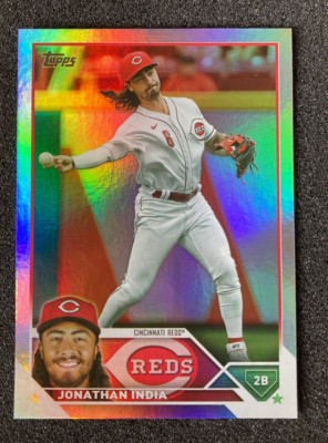 Carte Baseball Topps 2023 #594 Jonathon India - Reds Cincinnati - Gold /2023