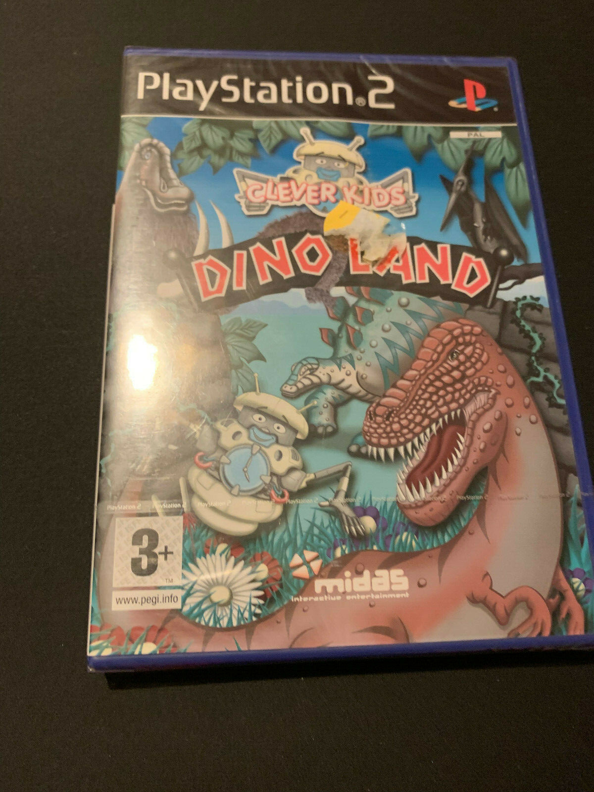 Clever Kids Dino Land PS2 Play Station 2 Pal ESPAÑOL Nouveau Sous Scellé
