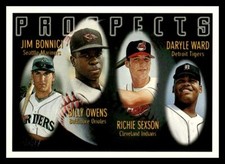1996 Topps #425 Jim Bonnici / Billy Owens / Richie Sexson / Daryle Ward Rookie