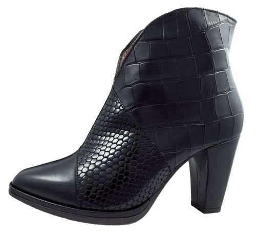 Wonders Botines De Mujer Con Tacón Piel Negro Ref.M-4406 | eBay