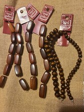 New wooden beads for crafting