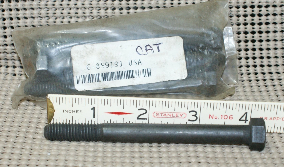 NEW OEM CAT Caterpillar 8S-9191, CAT Hex Head Bolt / Fastener - 3 