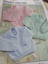 Stylecraft Knitting Pattern 4520 Baby DK Sweater  16-24"
