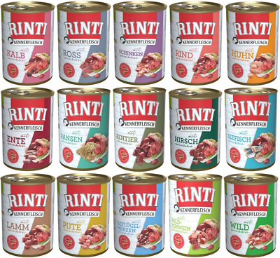 Rinti Hundefutter | Nassfutter Mix | 12x 800g | mind. 6 verschiedene Sorten  | eBay.de