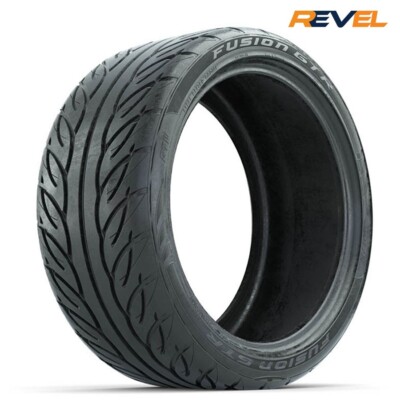 Set of 4, 215/40R15 GTW Fusion GTR Steel Belted Radial Street Golf Cart Tires
