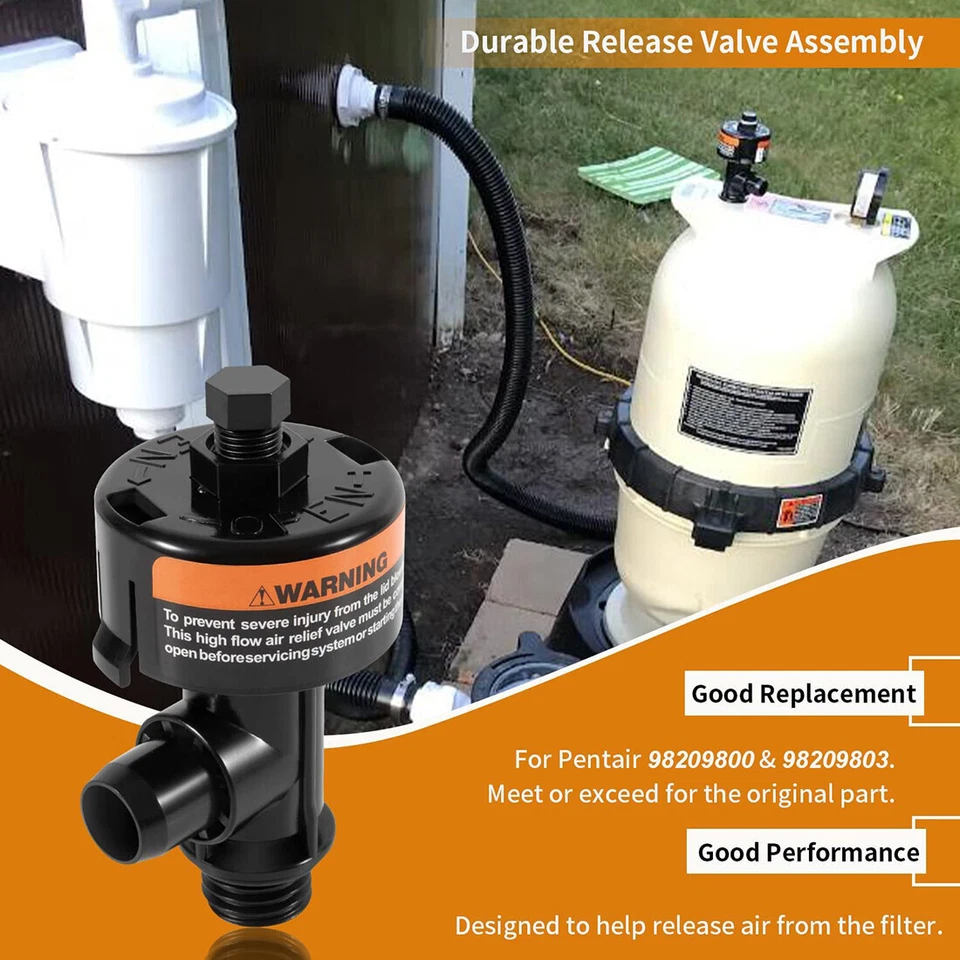 For Pentair FNS DE Filter 98209803 Manual Air Relief Valve Assembly kit 98209800 - Image 2 of 4