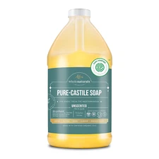 Pure Castile Soap Liquid, EWG Verified & Certified Palm Oil Free, 64 FL OZ