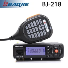 BAOJIE BJ-218 Mini Mobile Radio 25W UV Dual Band 136-174 & 400-470MHz FM Radio
