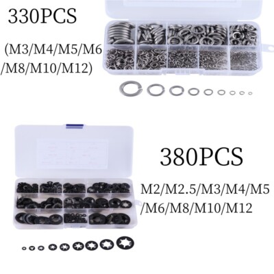 M2-M12 Tooth Starlock Washers Star Lock Spring Quick Washer Push-In Quick Nut
