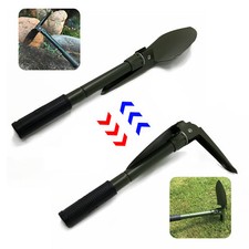 Vert Multifonctionnel Militaire Pliable Shovel Survie Urgence Jardin Camping
