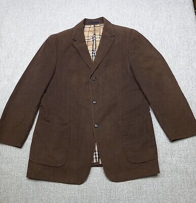 Burberry London 100% Cotton Blazer Sport Jacket Nova Check Burberry London 100% Cotton Blazer Sport Jacket Nova Check