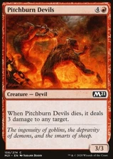 MTG Magic the Gathering Pitchburn Devils (156/417) Core Set 2021 NM