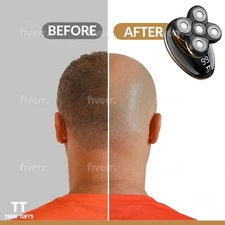 Train Tuffs - 4 in 1 Portable Electric Shavers for Men - Led Display Rechargeabl