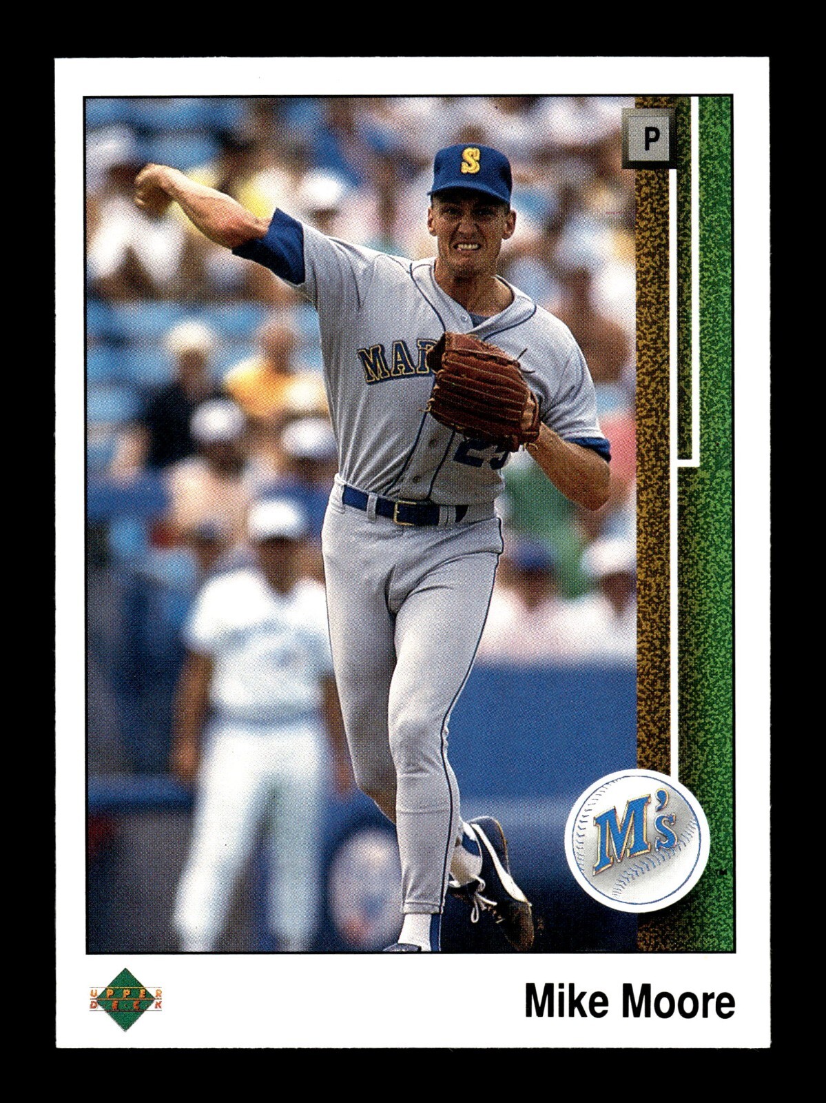 MIKE MOORE ⚾ 1989 Upper Deck Baseball #123 Seattle Mariners