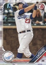 Lot of (100) 2019 Bowman Draft BRANDON LEWIS 1st Rookie Card #BD-40 Dodgers