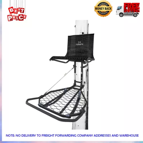 Hawk Kickback LVL Hang-On Deer Hunting Tree Stand with XL Seat and Platform