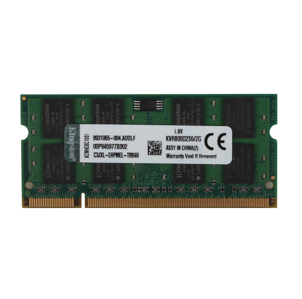 Kingston 2GB/4GB/8GB PC2-6400S DDR2-800MHz Laptop Memory RAM SODIMM Notebook Lot - Image 4 of 4