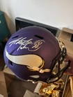 Adrian Peterson Signed Minnesota Vikings Purple Football Helmet NFL