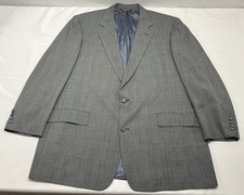 Vintage Brooks Brothers Brooksease Mens 48L Plaid Wool Blend Sport Coat Blazer 