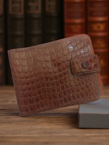 Vintage Geldbörse Leder alt, Retro Accessoire gebraucht Sammlung »