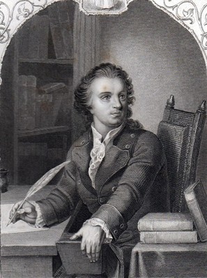 GOTTHOLD EPHRAIM LESSING 1832 Albert Henry Payne - Storck ANTIKER STICH