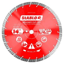 Diablo Tools 14 Inch Segmented Turbo Rim Diamond Cut-Off Blade For Masonry