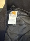 Vintage Carhartt Quilted Lined Work Vest Black Xl Faded Perfectly — photo 10