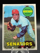 1969 Topps Baseball Frank Bertaina #554 Washington Senators