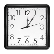 9x9" Wand Uhr Batterie Betrieben Stumm Nicht Tickend Viereckig Wanduhren #1