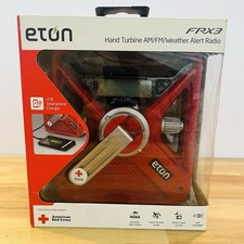 Eton FRX3 Hand Turbine AM FM Weather Alert Radio American Red Cross