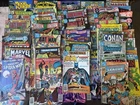 Vintage Marvel DC Comic Book Lot Batman Moon Knight Conan Sgt Rock JLA Jonah Hex