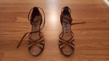 Manuel Reina latin dancing handcrafted shoes size 7