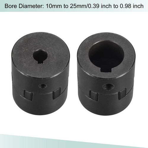 MECCANIXITY Flexible Coupling Shaft 10mm-12mm Bore - 52mm Length Motor Coupler For Servo & Stepper Motors