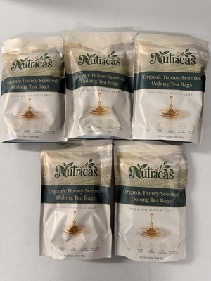 Nutricas Oolong Tea - Five 20 bag packages (100 bags total)