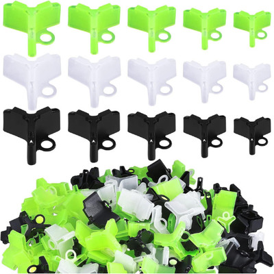 300 Pcs Treble Hook Covers 5 Sizes Fishing Hook Protectors Safety Bonnets Guard