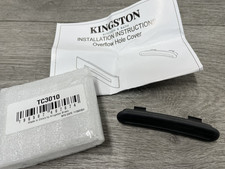 Kingston Brass TC301 Made to Match Tub Overflow Hole Cover - Matte Black