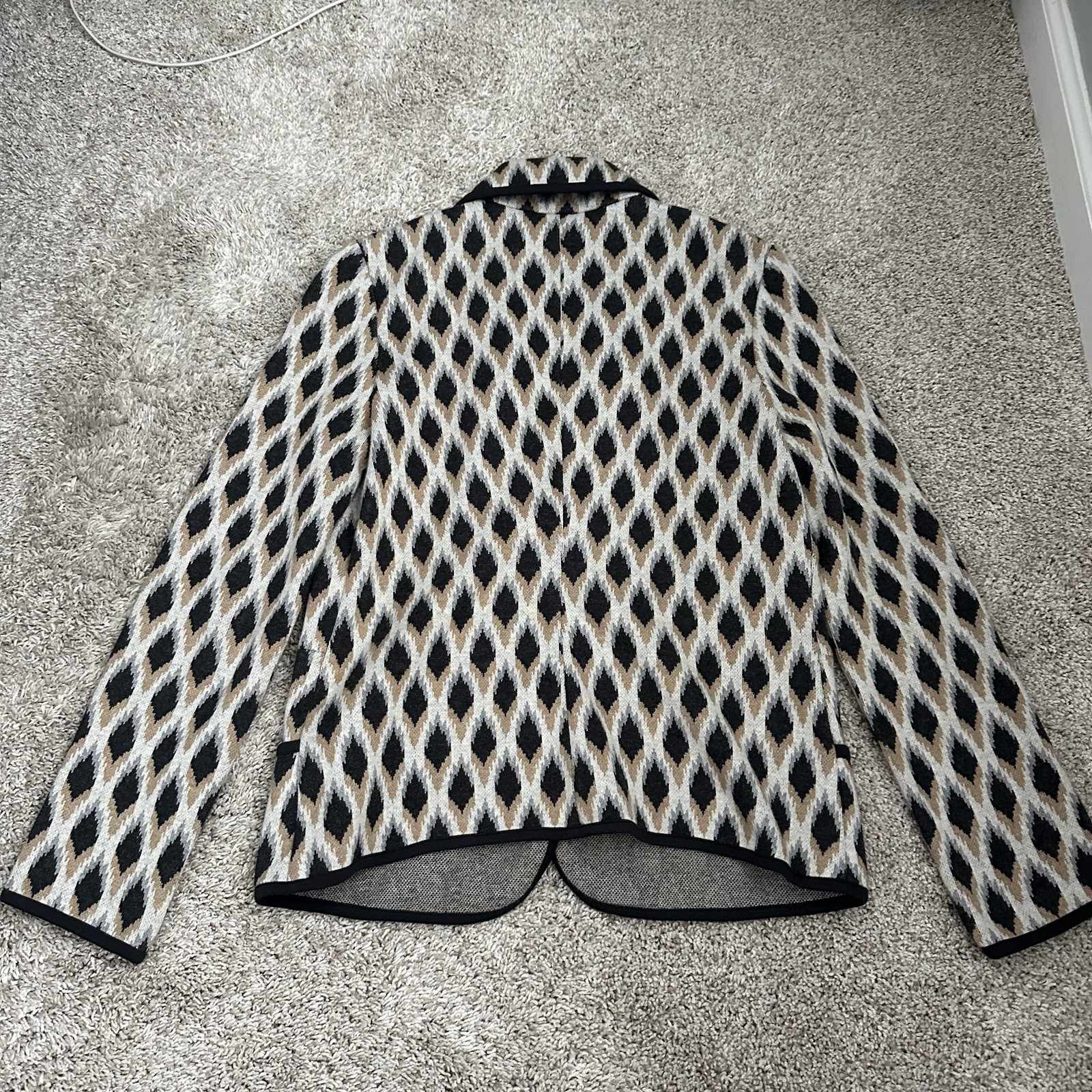Pendleton Petite M Blazer Jacket Geometric Diamon… - image 7