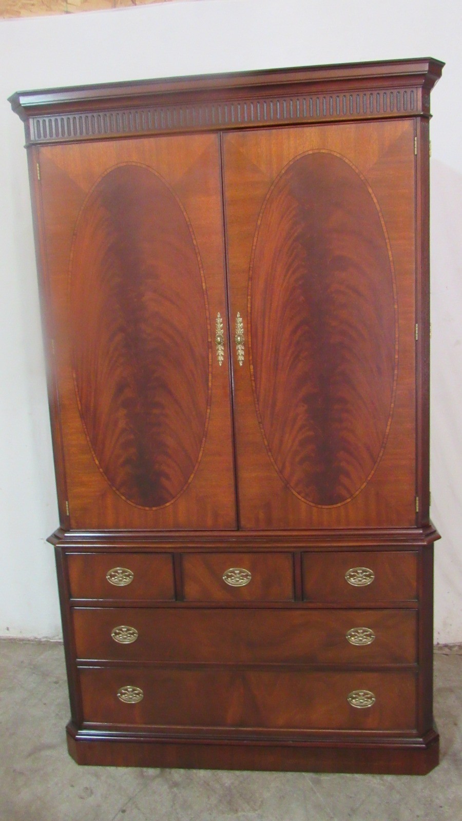 Henkel Harris  Flame Mahogany Armoire Wardrobe Amazing